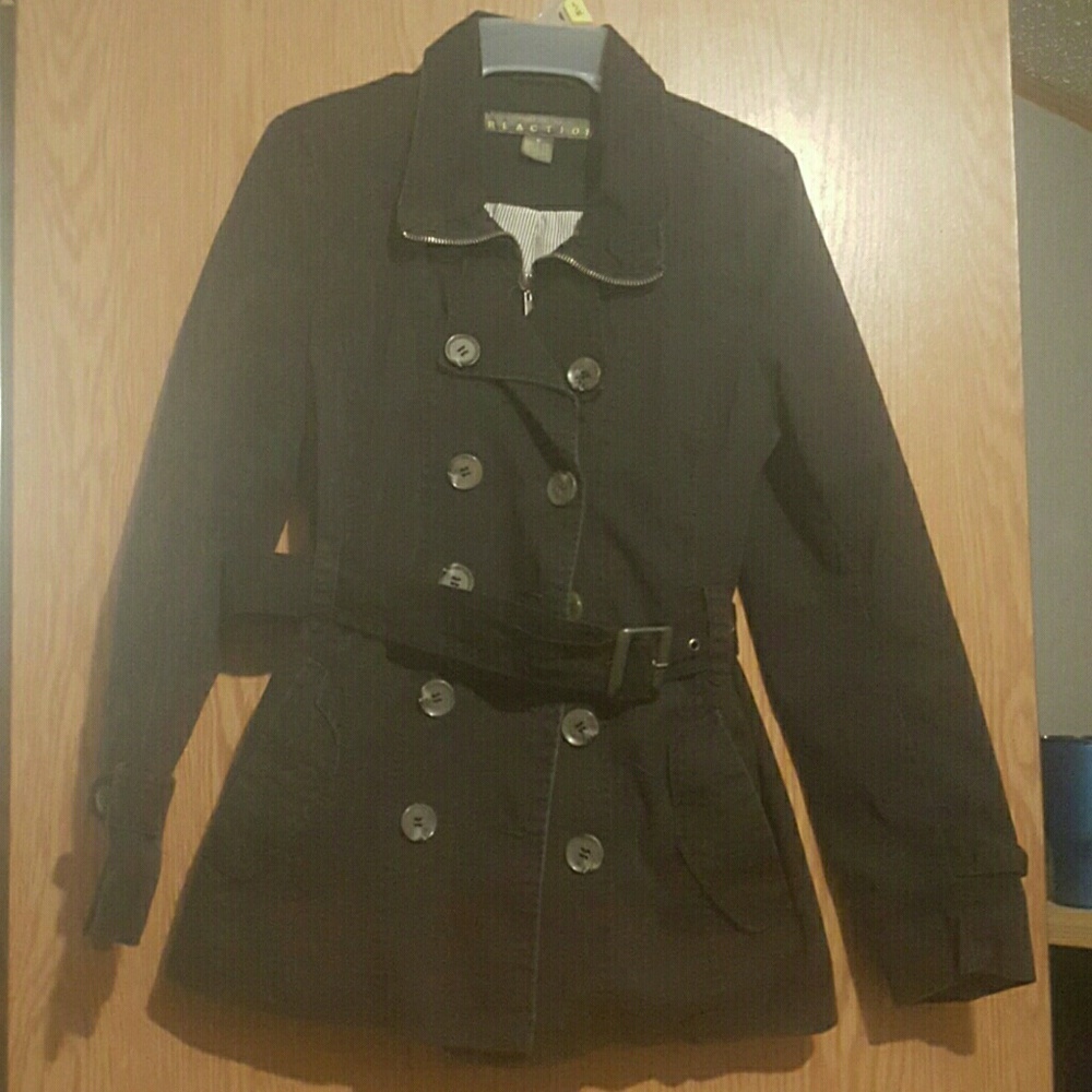 Kenneth Cole Reaction Black denim Jacket